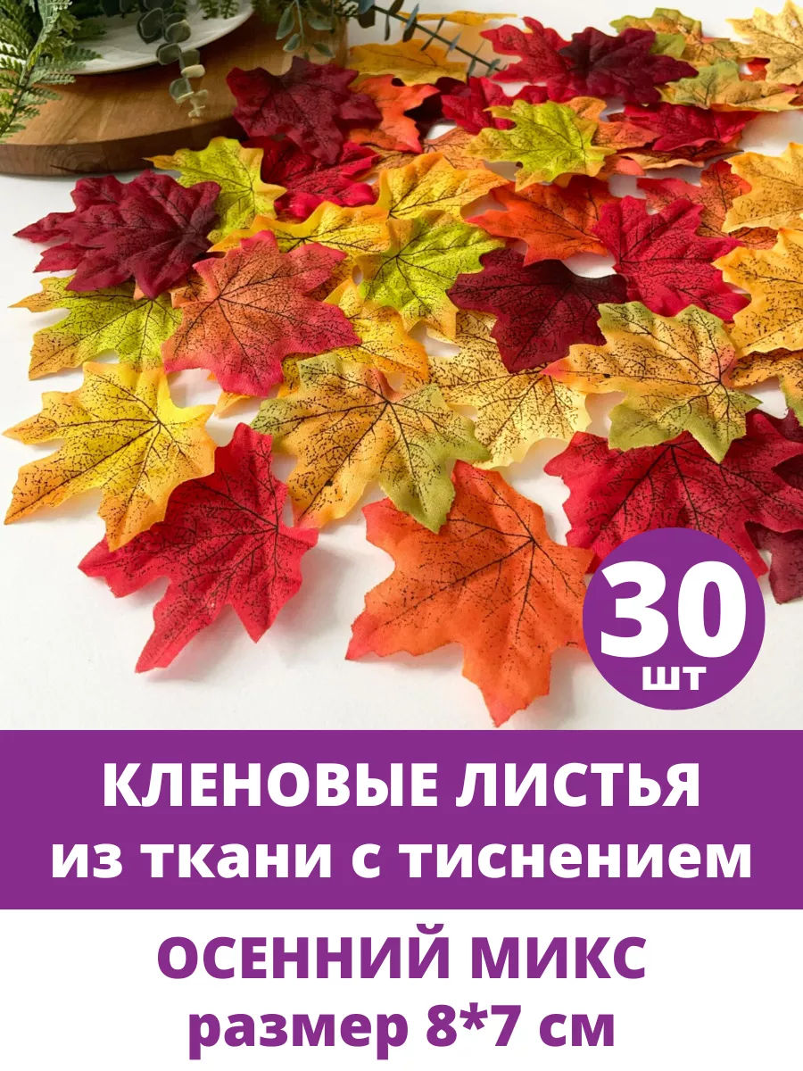 Листья клена и ветки, кленовая лиана Творите С НЕЖНОСТЬЮ купить по цене 306  ₽ в интернет-магазине Wildberries | 112904854