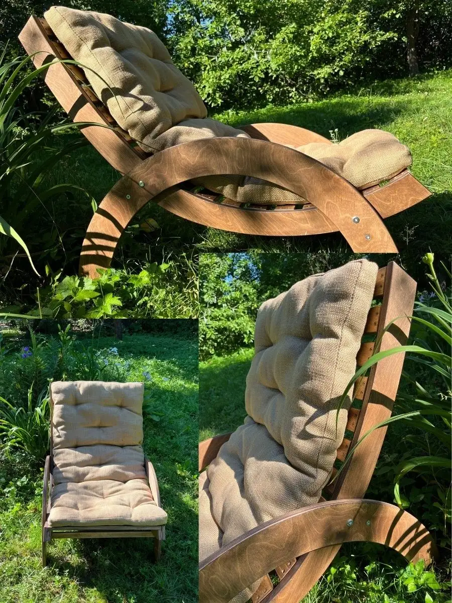 Деревянное садовое кресло