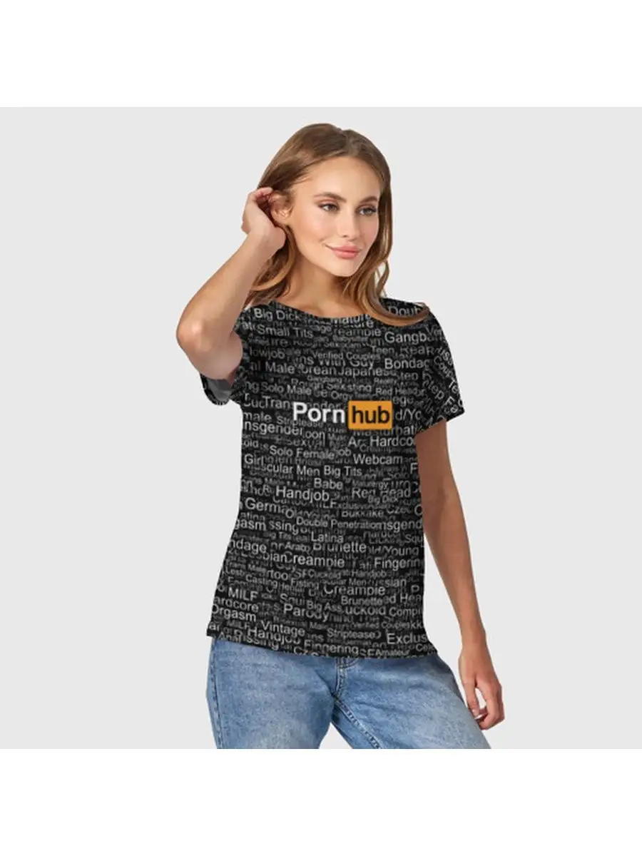 Футболка 3d Pornhub категории