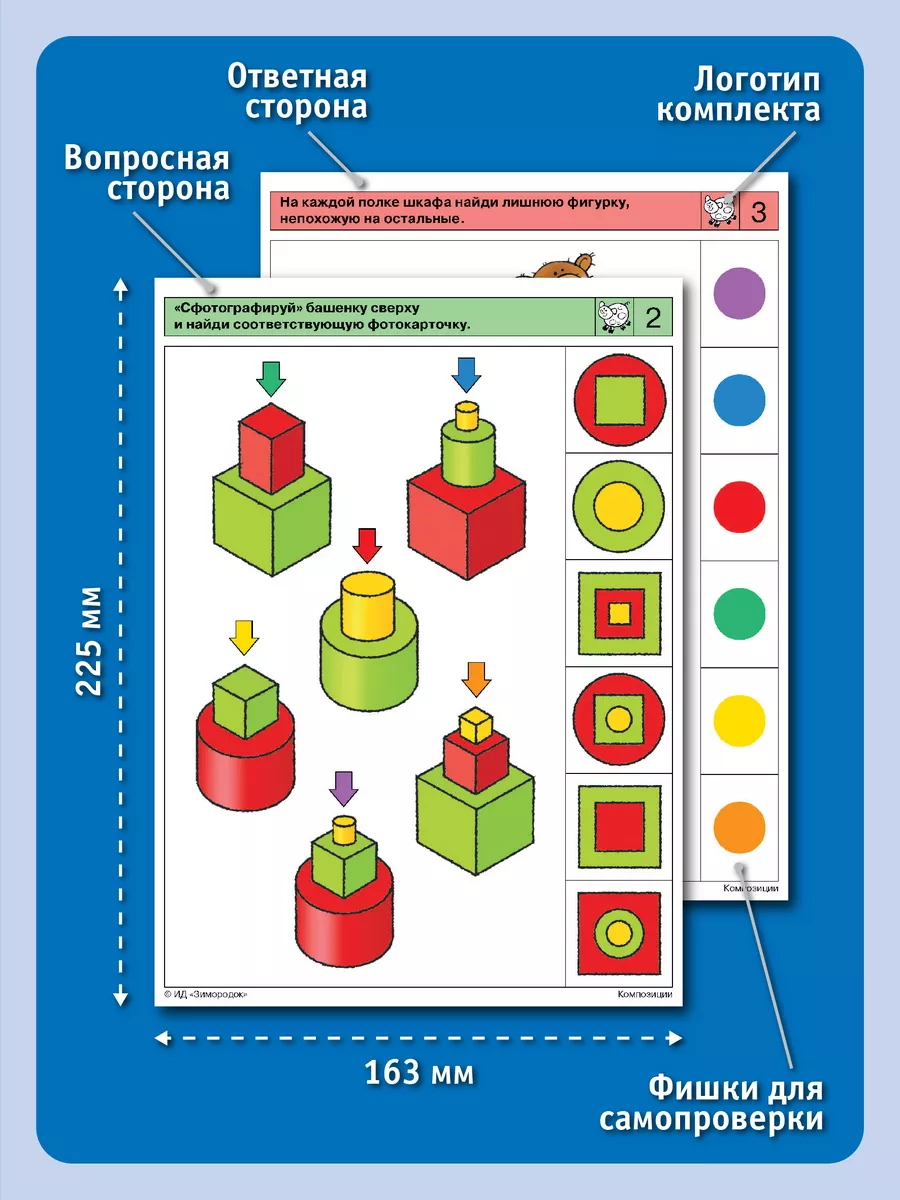 Композиции. Развивающие карточки